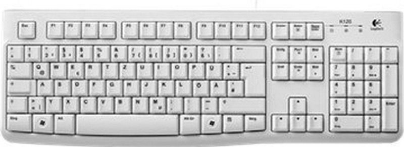 Logitech Keyboard K120 for Business toetsenbord USB QWERTZ Duits Wit