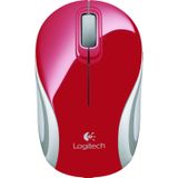 Logitech M187 - Draadloze Mini Muis - Rood