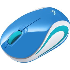 Logitech M187 - Draadloze Mini Muis - Blauw