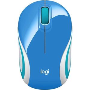 Logitech M187 - Draadloze Mini Muis - Blauw