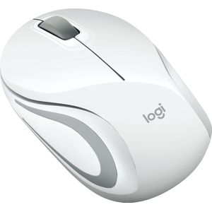 Logitech M187 - Draadloze Mini Muis - Wit