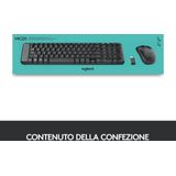 LOGITECH MK220 draadloos toetsenbord en muis zwart