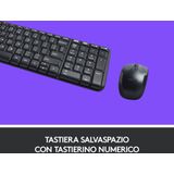 LOGITECH MK220 draadloos toetsenbord en muis zwart