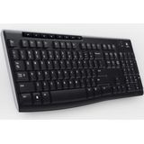 Logitech Wireless Keyboard K270 toetsenbord RF Draadloos QWERTY Scandinavisch