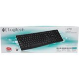 Logitech Wireless Keyboard K270 toetsenbord RF Draadloos QWERTY US International Zwart
