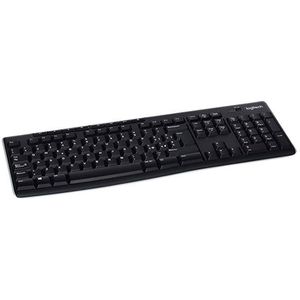 Logitech K270 Draadloos toetsenbord voor Windows, Amerikaans internationaal QWERTY-toetsenbord, zwart