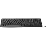 Logitech K270 RF Draadloos QWERTZ Tsjechisch Zwart toetsenbord