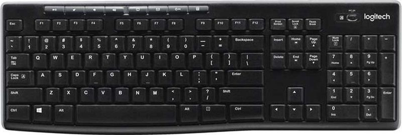 Logitech K270 RF Draadloos QWERTZ Tsjechisch Zwart toetsenbord
