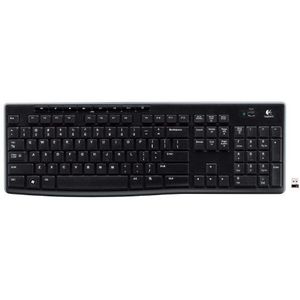 Logitech K270 RF-toetsenbord, draadloos, QWERTZ Zwitserland, zwart