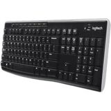 Wireless Keyboard Logitech French Black AZERTY