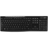 Wireless Keyboard Logitech French Black AZERTY