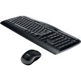 Logitech Wireless Combo MK330 toetsenbord Inclusief muis USB QWERTZ Duits Zwart