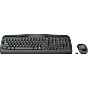 Logitech Wireless Combo MK330 toetsenbord Inclusief muis USB QWERTZ Duits Zwart