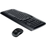 Logitech Wireless Combo MK330 toetsenbord USB QWERTY Engels Inclusief muis Zwart