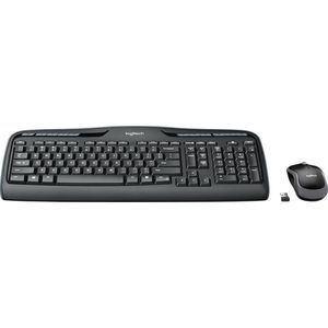 Logitech Wireless Combo MK330 toetsenbord USB QWERTY Engels Inclusief muis Zwart