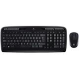 Logitech - Mk330 - Draadloos Toetsenbord En Muis - Zwart - Kunststof