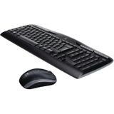 Logitech - Mk330 - Draadloos Toetsenbord En Muis - Zwart - Kunststof