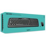 Logitech - Mk330 - Draadloos Toetsenbord En Muis - Zwart - Kunststof