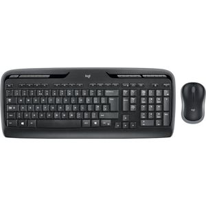 Toetsenbord Logitech Mk330 + Muis Drl Zwart