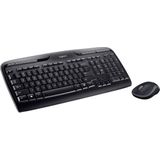 Logitech MK330 Toetsenbord met Muis Multimediatoetsen QWERTY US Zwart