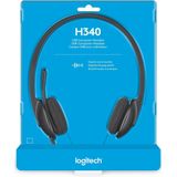 Logitech - H340 - Headset - Zwart - USB-A - Ruisonderdrukkende Microfoon