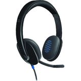 Logitech - H540 - USB-Headset - Zwart - Imitatieleer