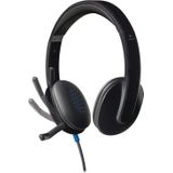Logitech - H540 - USB-Headset - Zwart - Imitatieleer