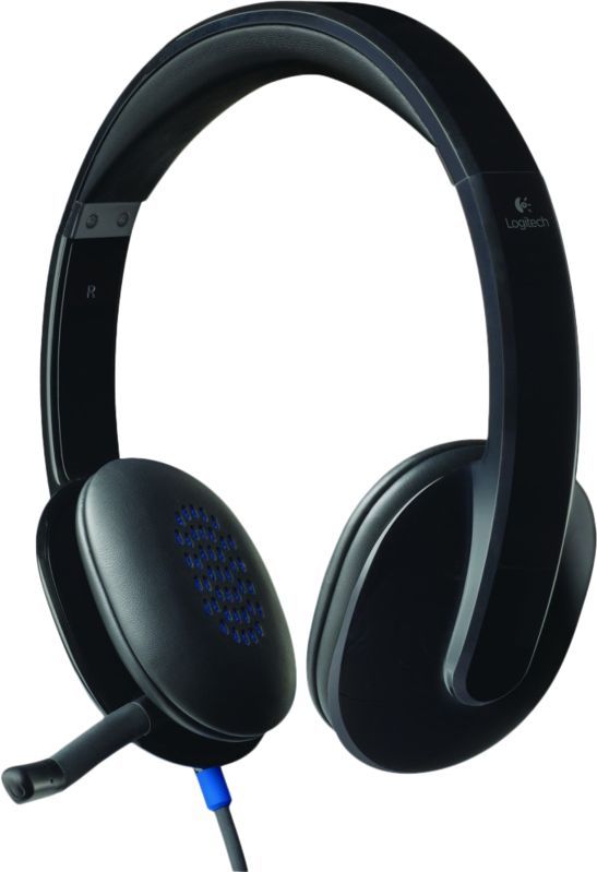 Logitech - H540 - USB-Headset - Zwart - Imitatieleer