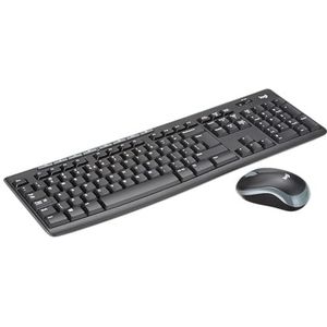 Logitech - Combo Mk270 - Draadloos Toetsenbord En Muis - Zwart - Duurzaam