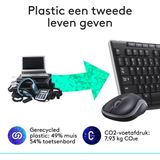 Logitech - MK270 - Draadloos Toetsenbord - Qwerty - Zwart