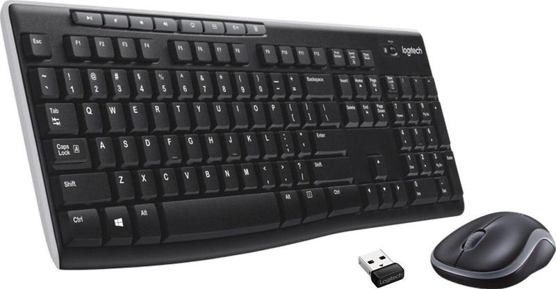 Logitech - MK270 - Draadloos Toetsenbord - Qwerty - Zwart