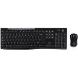 Logitech Wireless Combo MK270 toetsenbord Inclusief muis USB QWERTZ Duits Zwart