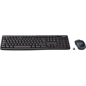 Logitech MK270 Draadloos Toetsenbord en Muiscombinatie voor Windows, Duitse QWERTZ indeling - Zwart