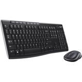 Logitech MK270 Toetsenbord RF Draadloos QWERTY Spaans / Zwart