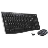 Logitech MK270 Toetsenbord RF Draadloos QWERTY Spaans / Zwart