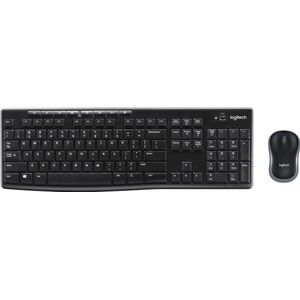 Logitech MK270 - Toetsenbord RF Draadloos - QWERTY - Spaans / Zwart