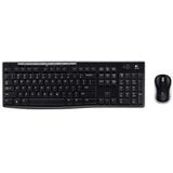 Logitech Wireless Combo MK270 toetsenbord Inclusief muis RF Draadloos QWERTZ Tsjechisch Zwart