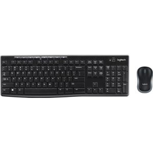 Logitech Wireless Combo MK270 toetsenbord Inclusief muis RF Draadloos QWERTY Scandinavisch Zwart