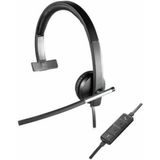 Logitech H650e Mono Headset - USB - Echo-onderdrukking - Zwart