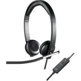 Logitech - H650E - USB Headset - Stereo - Corded - Zwart