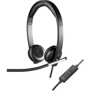Logitech - H650E - USB Headset - Stereo - Corded - Zwart
