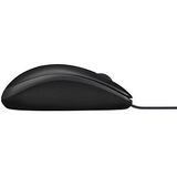 Logitech B100 Muis USB Optisch Zwart 3 Toetsen 800 dpi