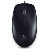 Logitech B100 Muis USB Optisch Zwart 3 Toetsen 800 dpi