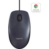 Logitech - B100 - Optische USB Muis - Zwart - Bedraad