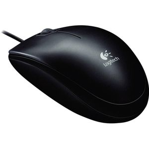 Logitech B100 USB Optical Mouse Black Bus  (910-003357) - Muis - Origineel