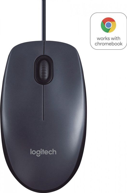 Logitech - B100 - Optische USB Muis - Zwart - Bedraad