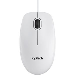 Logitech - B100 - Muismodel - Wit - Optisch - USB