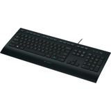 Logitech Keyboard K280e Bedraad Toetsenbord QWERTY ISO Noorse indeling Zwart