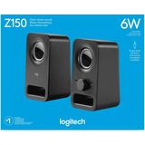 Logitech - Z150 - Multimedia Speakers - Zwart - 3.5mm Aansluiting
