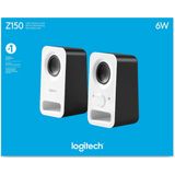 Logitech - Z150 - Multimedia Speakers - Wit - 2.0 Geluid